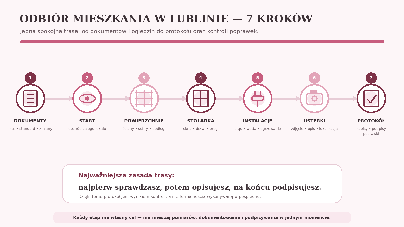 Siedem kroków odbioru mieszkania od dewelopera